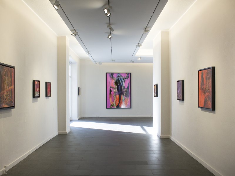 "Ruben Pang - Halogen Lung" exhibition view